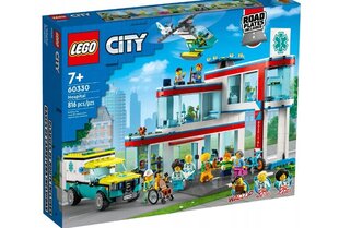 60330 LEGO® City ligoninė ir Pliušinė pagalvė Katė kaina ir informacija | Konstruktoriai ir kaladėlės | pigu.lt