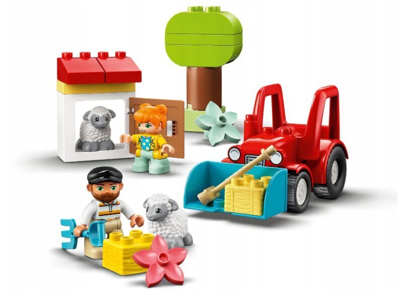 LEGO® Duplo konstruktorių rinkinys ir pliušinė pagalvė Katė kaina ir informacija | Konstruktoriai ir kaladėlės | pigu.lt