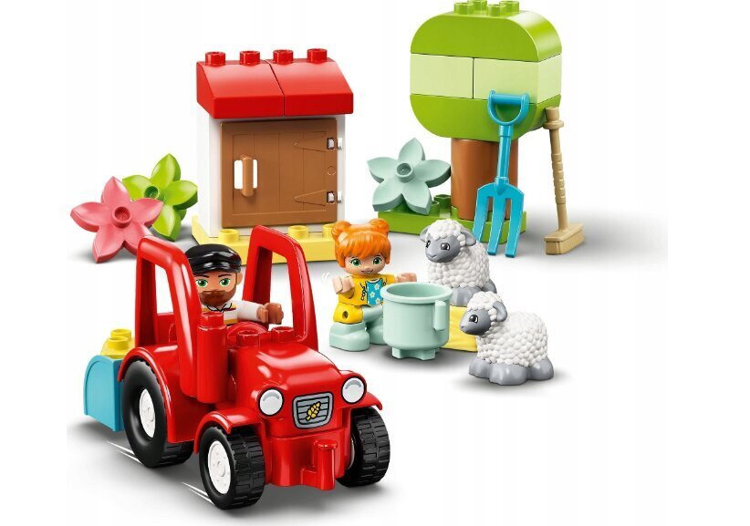 LEGO® Duplo konstruktorių rinkinys ir pliušinė pagalvė Katė kaina ir informacija | Konstruktoriai ir kaladėlės | pigu.lt