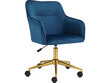 Biuro kėdė Notio Living Caspar, mėlyna/auksinė kaina ir informacija | Biuro kėdės | pigu.lt