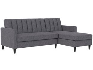 Trivietė sofa-lova Dorel Home Celine, pilka kaina ir informacija | Sofos | pigu.lt