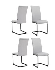 Комплект из 4-х стульев для столовой Loft24 Sia, серый цена и информация | Стулья для кухни и столовой | pigu.lt