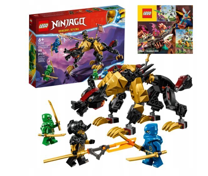 71790 LEGO Ninjago Imperial Dragon Hunter ir pliušinė pagalvė Katė kaina ir informacija | Konstruktoriai ir kaladėlės | pigu.lt