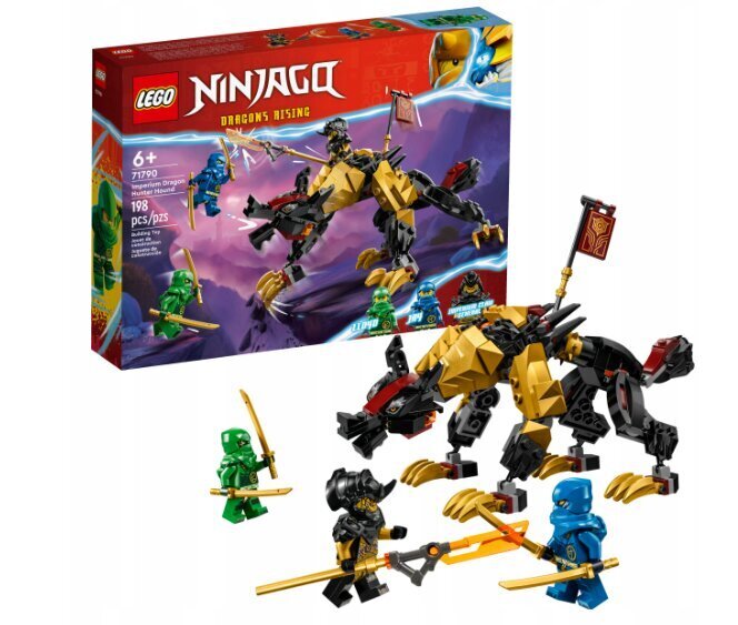 71790 LEGO Ninjago Imperial Dragon Hunter ir pliušinė pagalvė Katė kaina ir informacija | Konstruktoriai ir kaladėlės | pigu.lt