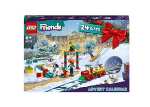 417590 LEGO Friends advento kalendorius ir pliušinė pagalvė Katė цена и информация | Конструкторы и кубики | pigu.lt