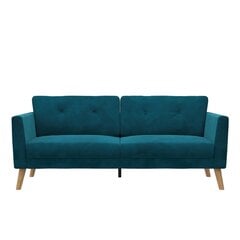 Dvivietė sofa Cosmoliving by Cosmopolitan Gloria, mėlyna kaina ir informacija | Sofos | pigu.lt