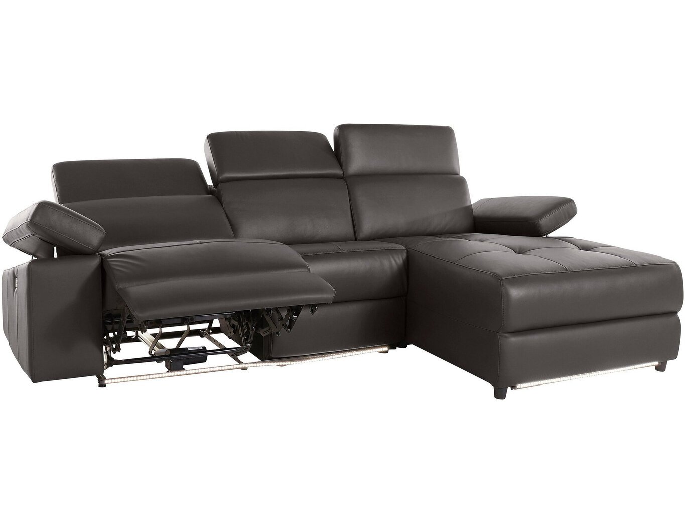 Trivietė sofa Loft Rayland, ruda kaina ir informacija | Sofos | pigu.lt