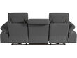 Trivietė sofa Loft Rayland, pilka kaina ir informacija | Sofos, sofos-lovos | pigu.lt