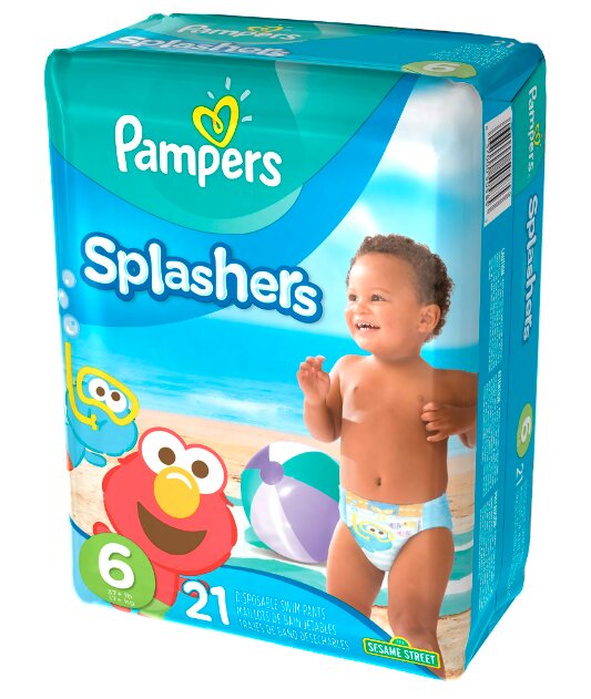 Sauskelnės PAMPERS Pants Splashers 6 dydis 14+ kg, 21 vnt kaina ir informacija | Sauskelnės | pigu.lt