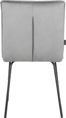 2-jų valgomojo kėdžių komplektas Loft24 Nika, pilkas kaina ir informacija | Virtuvės ir valgomojo kėdės | pigu.lt