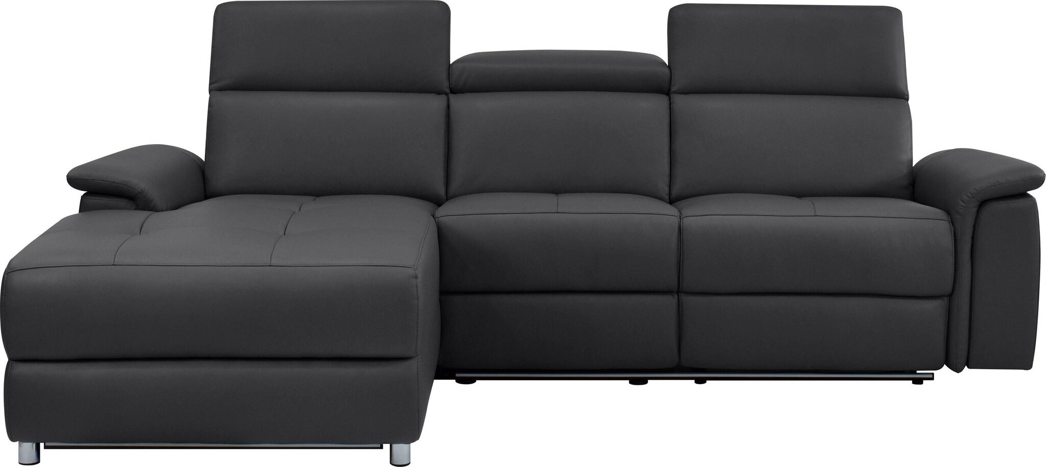 Sofa 3 Seater Left Trivietė sofa Loft Pareli, juoda kaina ir informacija | Sofos | pigu.lt