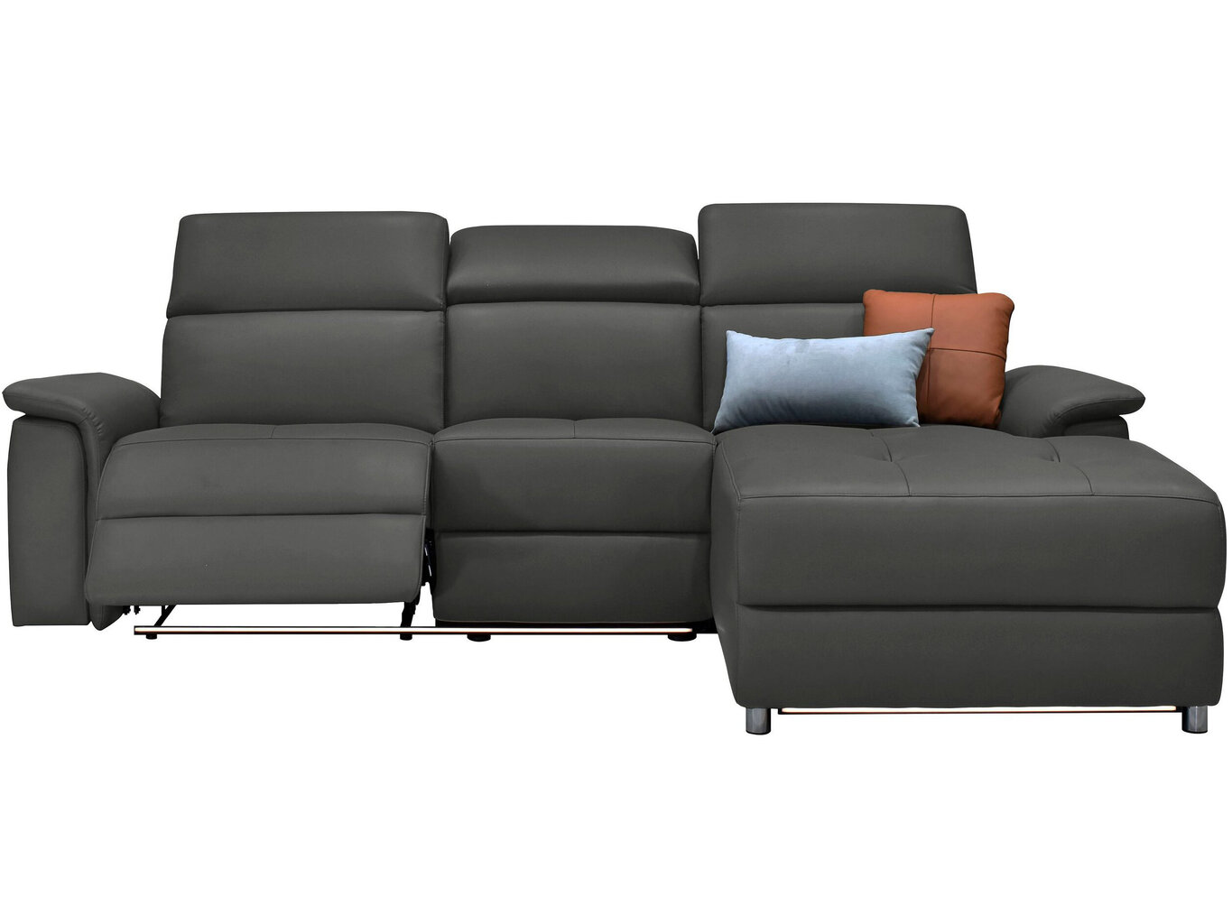 Trivietė sofa Loft Pareli, juoda kaina ir informacija | Sofos | pigu.lt