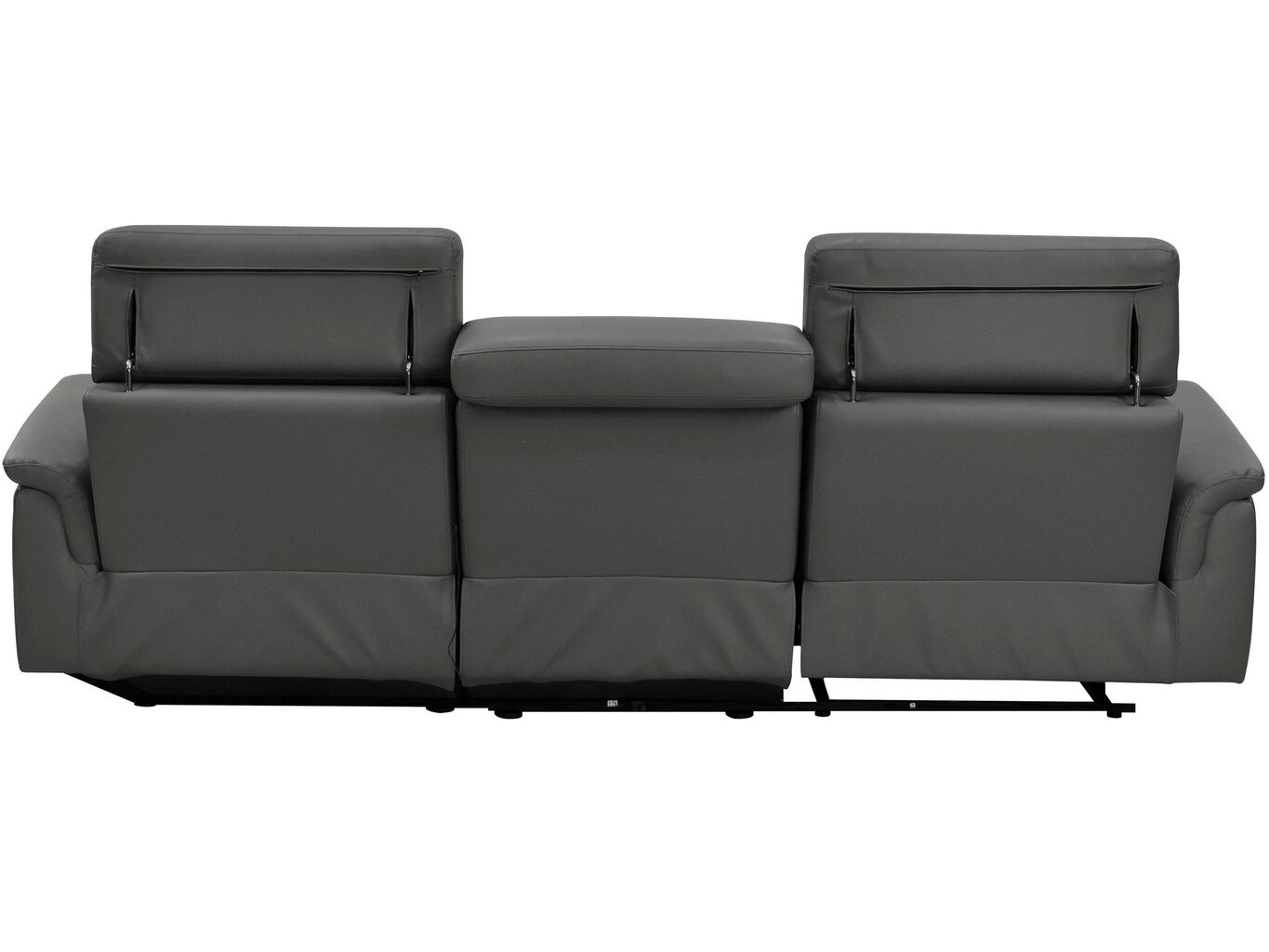 Trivietė sofa Loft Pareli, juoda kaina ir informacija | Sofos | pigu.lt