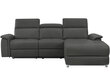 Trivietė sofa Loft Pareli, juoda цена и информация | Sofos | pigu.lt