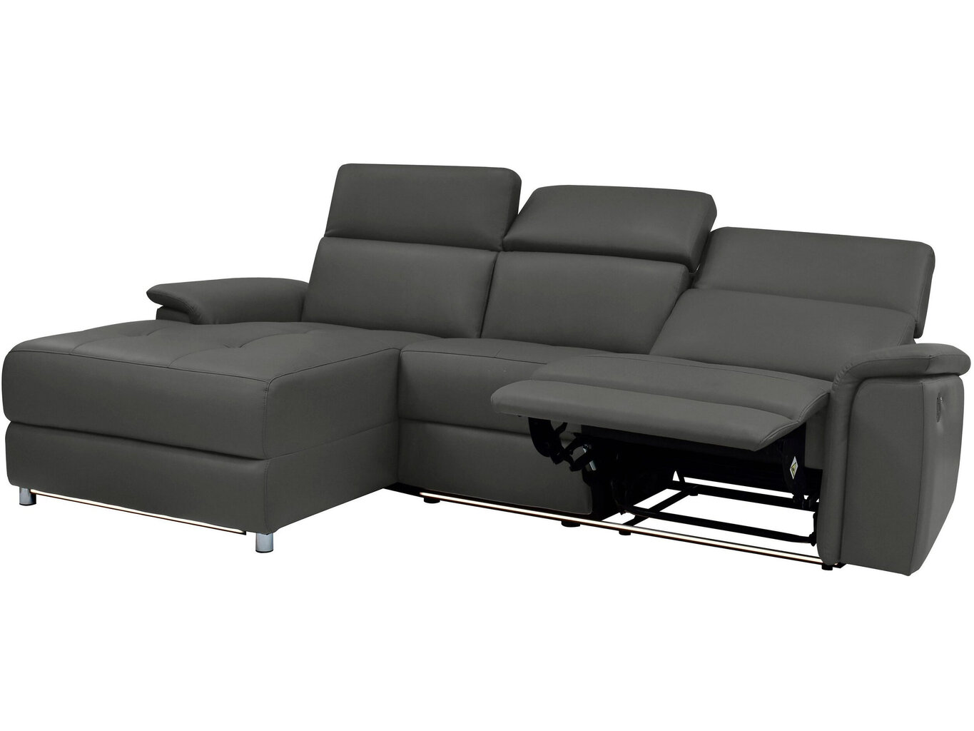 Trivietė sofa Loft Pareli, juoda kaina ir informacija | Sofos | pigu.lt