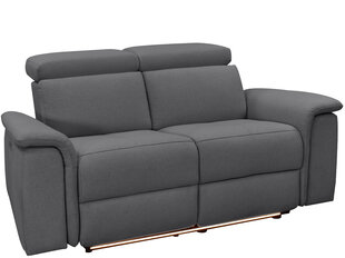 Dvivietė sofa Loft24 Pareli, pilka kaina ir informacija | Sofos | pigu.lt