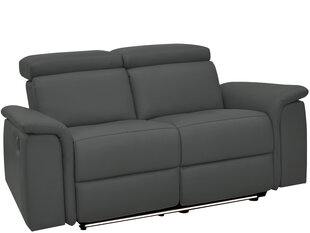 Dvivietė sofa Loft24 Pareli, pilka kaina ir informacija | Sofos | pigu.lt