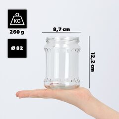 48x Стеклянная банка 500 мл Банка Mason Jars Медовый джем Огуречный сок цена и информация | Посуда и принадлежности для консервирования | pigu.lt