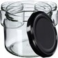 10x stiklinis indelis 330 ml konservavimo stiklainiai uogienės medaus kamšteliai Fi82 kaina ir informacija | Konservavimo indai ir  priedai | pigu.lt