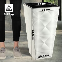 Vazonas Gėlių vazonas su įdėklu Sodas Baltas 75cm kaina ir informacija | Loveliai | pigu.lt