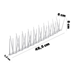 Spygliai paukščių nubaidymui Anti-Bird, 6 vnt. kaina ir informacija | Graužikų, kurmių naikinimas | pigu.lt