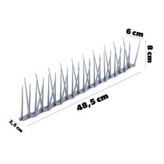 Spygliai paukščių nubaidymui Anti-Bird, 50 vnt. kaina ir informacija | Graužikų, kurmių naikinimas | pigu.lt
