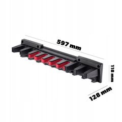 Pakabos įrankių laikiklis Šluotos grėblys 60cm kaina ir informacija | Įrankių dėžės, laikikliai | pigu.lt