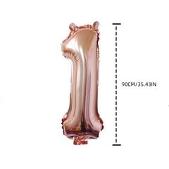 '101 6 cm negabaritinis 4 skaitmenų aliuminio plėvelė rožinis auksinis balionas gimtadienio vakarėlis vestuvių metinėms specialūs balionai velykų dovana' kaina ir informacija | Dekoracijos šventėms | pigu.lt