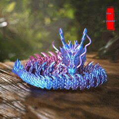 '3d spausdinimas dragon ornament amatai drakono metų dovanų jungtis galima suaktyvinti kūrybingas rankų darbo drakono ornamentas' kaina ir informacija | Dekoracijos šventėms | pigu.lt