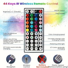 '91.44/487.68/975.36/1524.0/1981.2/3048.0cm led šviestuvai miegamajam' kaina ir informacija | Dekoracijos šventėms | pigu.lt