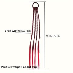 'Su šia žavia mergaičių plaukų virvele suteikite savo išvaizdą ryškios spalvos!' kaina ir informacija | Dekoracijos šventėms | pigu.lt
