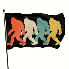 'Vine sasquatch sodo vėliava lauko vėliava reklaminis skydelis breeze flag namų namų vėliavos 90*150cm' kaina ir informacija | Dekoracijos šventėms | pigu.lt