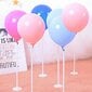 '6 stalinis balionų stovo rinkinys vakarėlio dekoravimui balionų stovas slyvų pagrindas balionas stulpelis plūduriuojantis vestuvių vakarėlio vieta atmosferos organizavimas helovinas' kaina ir informacija | Dekoracijos šventėms | pigu.lt
