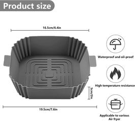 Deal вставки для фритюрницы, 2 x 20 см цена и информация | Формы, посуда для выпечки | pigu.lt