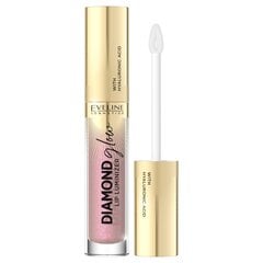 Lūpų blizgesys Eveline Cosmetics Diamond Glow Lip Luminizer, 08 Honey Glam, 4,5 ml kaina ir informacija | Lūpų dažai, blizgiai, balzamai, vazelinai | pigu.lt