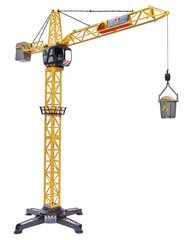 Kranas su nuotolinio valdymo pultu Dickie Toys Mega Crane 203462411, geltonas kaina ir informacija | Žaislai berniukams | pigu.lt