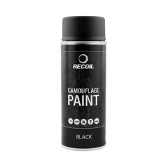 Ginklų priežiūros produktas Recoil camouflage paint Black, RAL9021M, 400ml цена и информация | Охотничьи принадлежности | pigu.lt