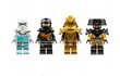 71791 LEGO Ninjago automobilis ir pliušinė pagalvė Katė, 50 cm kaina ir informacija | Konstruktoriai ir kaladėlės | pigu.lt