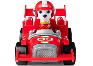 Lenktyninis automobilis Paw Patrol Marshall ir pliušinė pagalvė Katė, 50 cm kaina ir informacija | Žaislai mergaitėms | pigu.lt