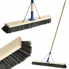 Šluotos šepetys šlavimui Sweeper Stick Street Brush 100cm + rankena kaina ir informacija | Sodo įrankiai | pigu.lt