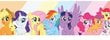 Figūrėlių rinkinys Hasbro My Little Pony Unicorn Party ir pliušinė pagalvė Katė, 50 cm kaina ir informacija | Žaislai mergaitėms | pigu.lt