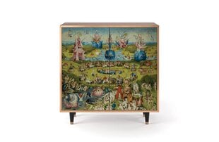 Комод с 4 дверцами L 94 см, The Garden By Hieronymus Bosch Walnut цена и информация | Комоды | pigu.lt