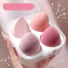 '1box makeup puff 4vnt/8vnt makeup blender cosmetic puff makiažo kempinė su laikymo dėžute foundation pudra sponge grožio įrankiai moterų makiažo priedai makiažo pudra' kaina ir informacija | Vonios kambario aksesuarai | pigu.lt