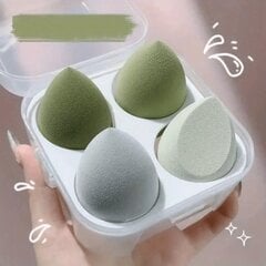 '1box makeup puff 4vnt/8vnt makeup blender cosmetic puff makiažo kempinė su laikymo dėžute foundation pudra sponge grožio įrankiai moterų makiažo priedai makiažo pudra' kaina ir informacija | Vonios kambario aksesuarai | pigu.lt