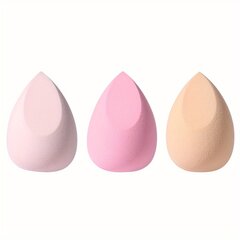 '3 vnt makiažo kempinėlių rinkinys professional beauty sponge blender makeup foundation blending cosmetic makeup puff for pure cream' kaina ir informacija | Vonios kambario aksesuarai | pigu.lt