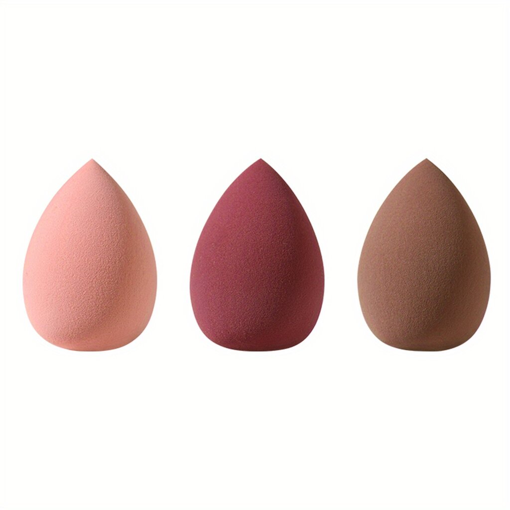 '3 vnt makiažo kempinėlių rinkinys professional beauty sponge blender makeup foundation blending cosmetic makeup puff pudrai kremui' kaina ir informacija | Vonios kambario aksesuarai | pigu.lt