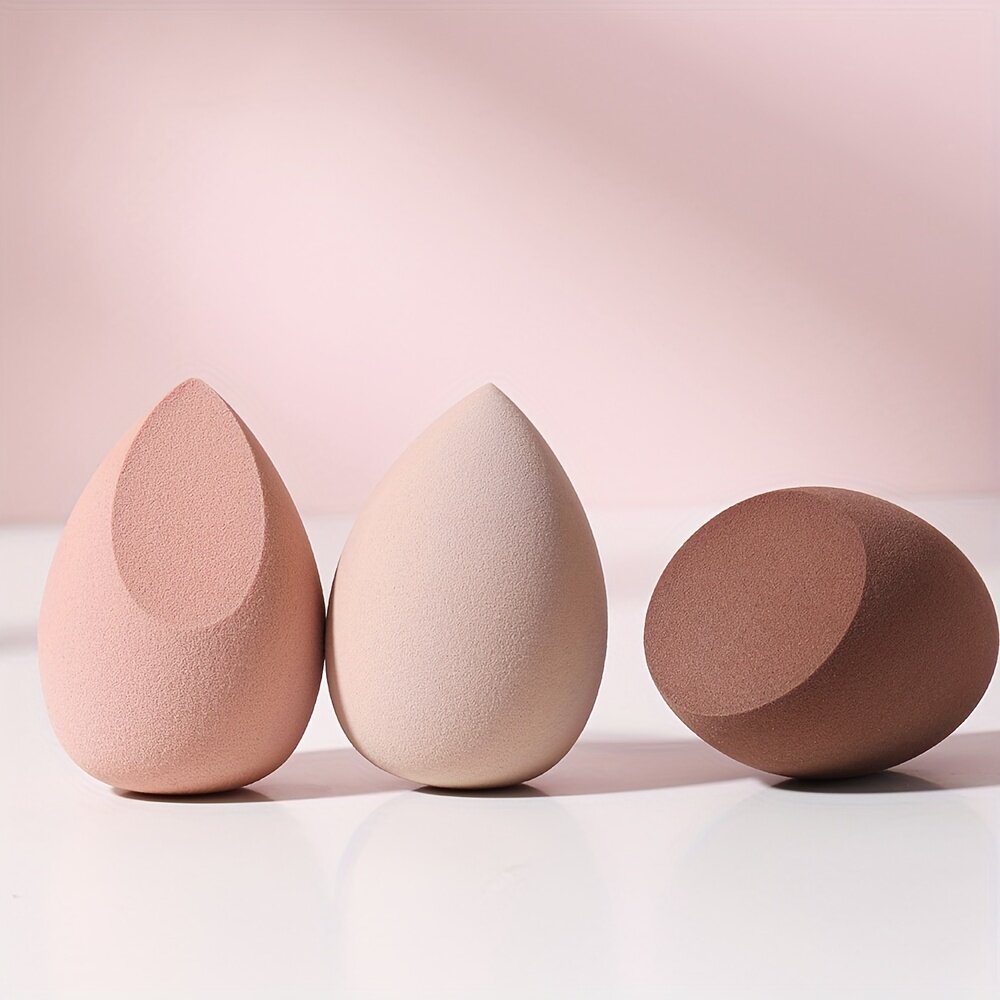 '3 vnt makiažo kempinėlių rinkinys professional beauty sponge blender makeup foundation blending cosmetic makeup puff pudrai kremui' kaina ir informacija | Vonios kambario aksesuarai | pigu.lt