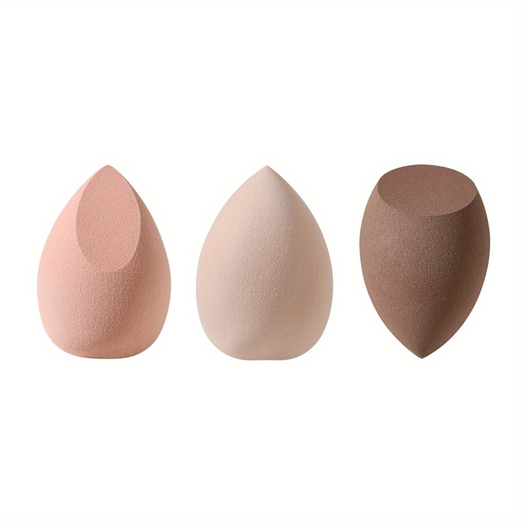 '3 vnt makiažo kempinėlių rinkinys professional beauty sponge blender makeup foundation blending cosmetic makeup puff pudrai kremui' kaina ir informacija | Vonios kambario aksesuarai | pigu.lt