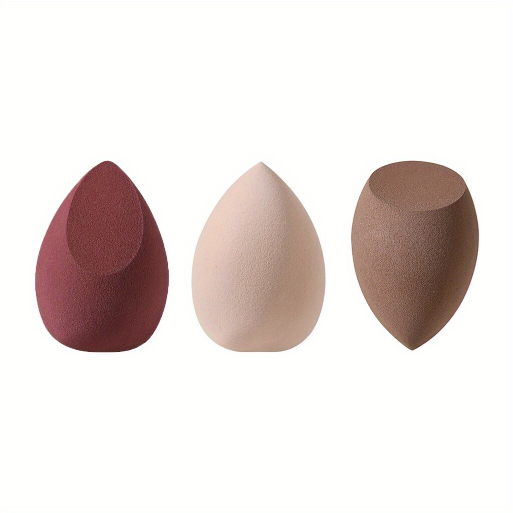 '3 vnt makiažo kempinėlių rinkinys professional beauty sponge blender makeup foundation blending cosmetic makeup puff pudrai kremui' kaina ir informacija | Vonios kambario aksesuarai | pigu.lt