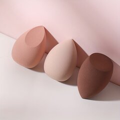 '3 vnt makiažo kempinėlių rinkinys professional beauty sponge blender makeup foundation blending cosmetic makeup puff pudrai kremui' kaina ir informacija | Vonios kambario aksesuarai | pigu.lt